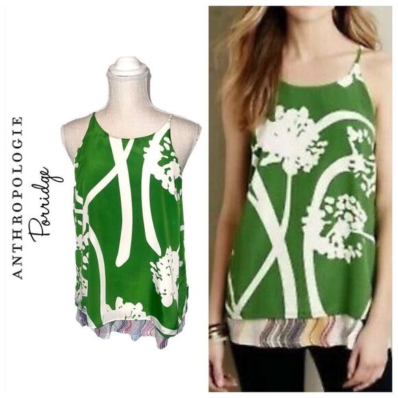 Anthropologie Porridge Layered Swing Tank - Picture 1 of 14